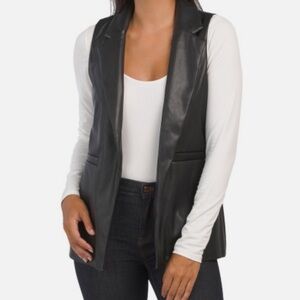 Sincerely Jules Faux Leather Vest